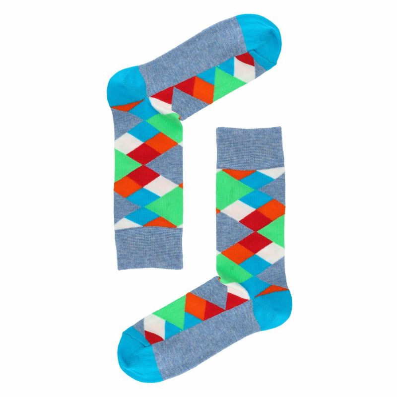 HS Broken Argyle Sock