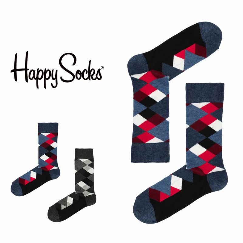 HS Broken Argyle Sock