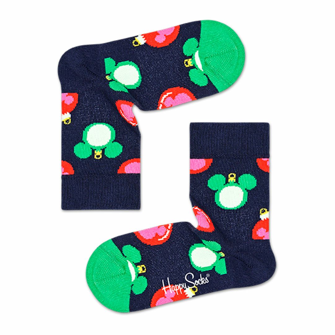 【Limited】Happy Socks × Disney ( ディズニー ) Baublelicious Sock（ バブリシャス ソック ） 子供 クルー丈 ソックス