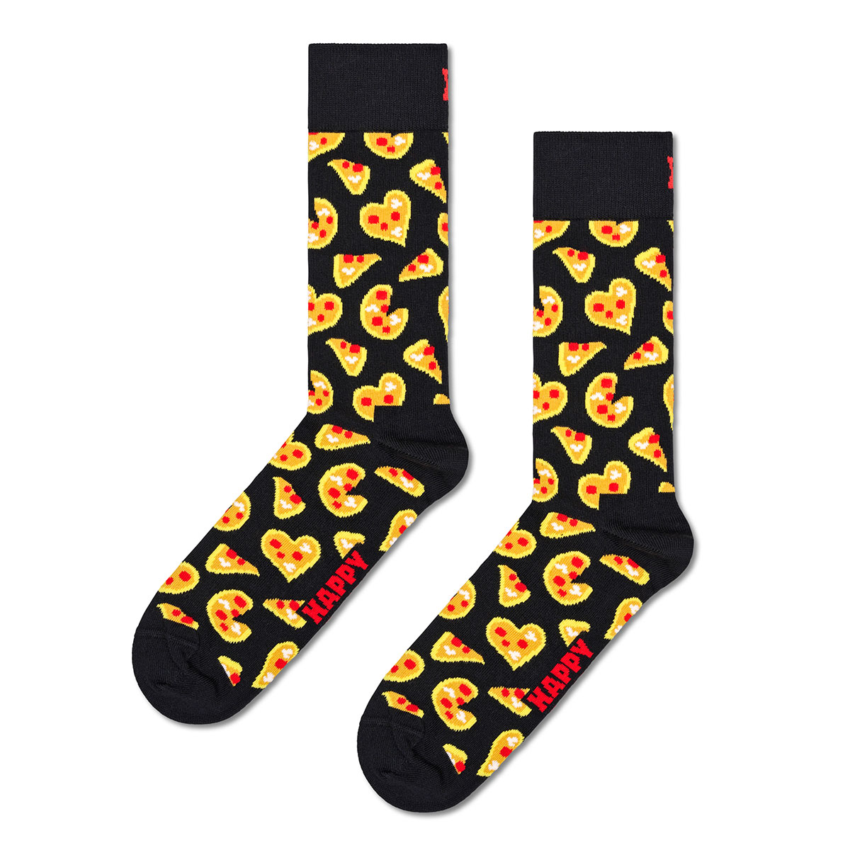 【23FW MAIN】 Pizza Love（ ピザ ラブ ） クルー丈 ソックス 靴下 紳士 メンズ ＆ レディース 男性 メンズ 無料ラッピング 贈答 ギフト　10231176