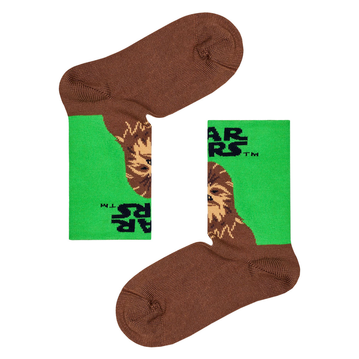 【23FW コラボ/KIDS】【Limited】 Happy Socks×Star Wars(スターウォーズ) Chewbacca Kids Sock チューバッカ 子供 クルー丈 ソックス