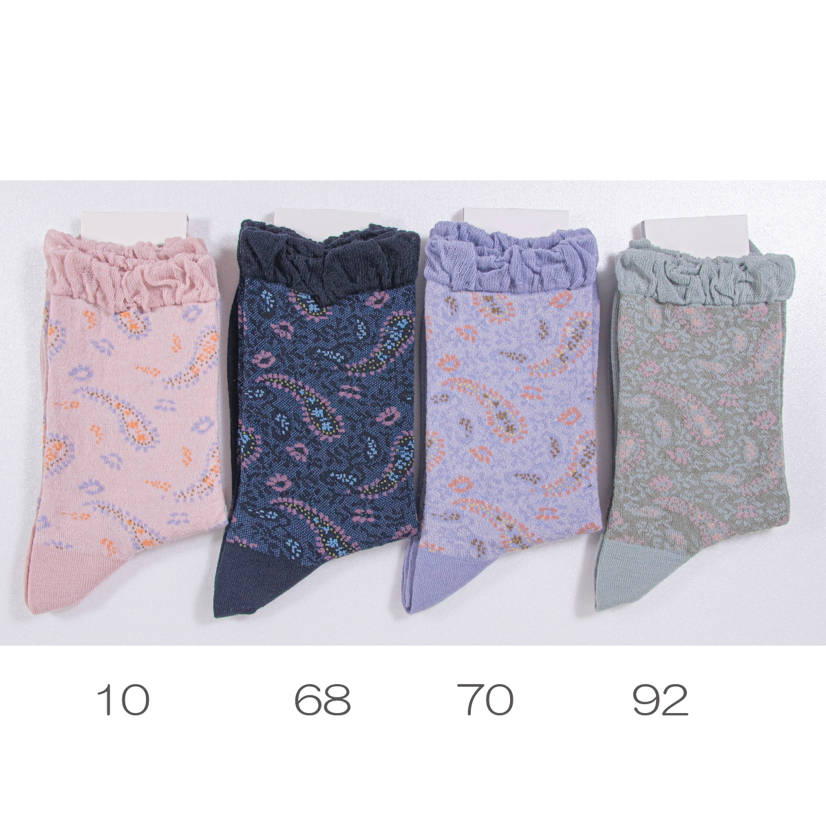 綿混 Yarham Palsley レディース クルー丈 ソックス