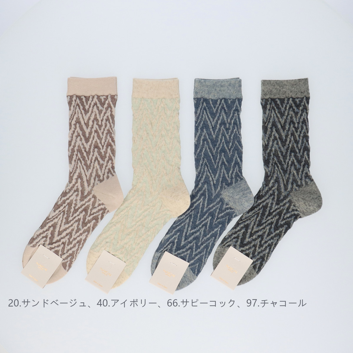NAIGAI STYLE ナイガイ スタイル 日本製 シアー フロート クルー丈 レディース ソックス