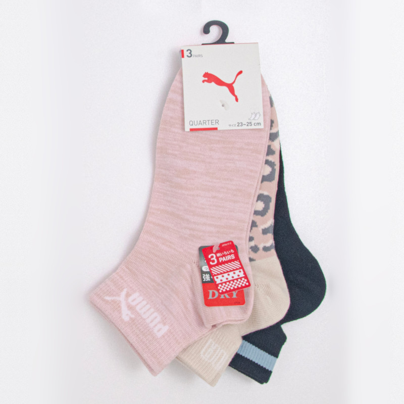 PUMA プーマ ３足組 スニーカー丈ソックス
