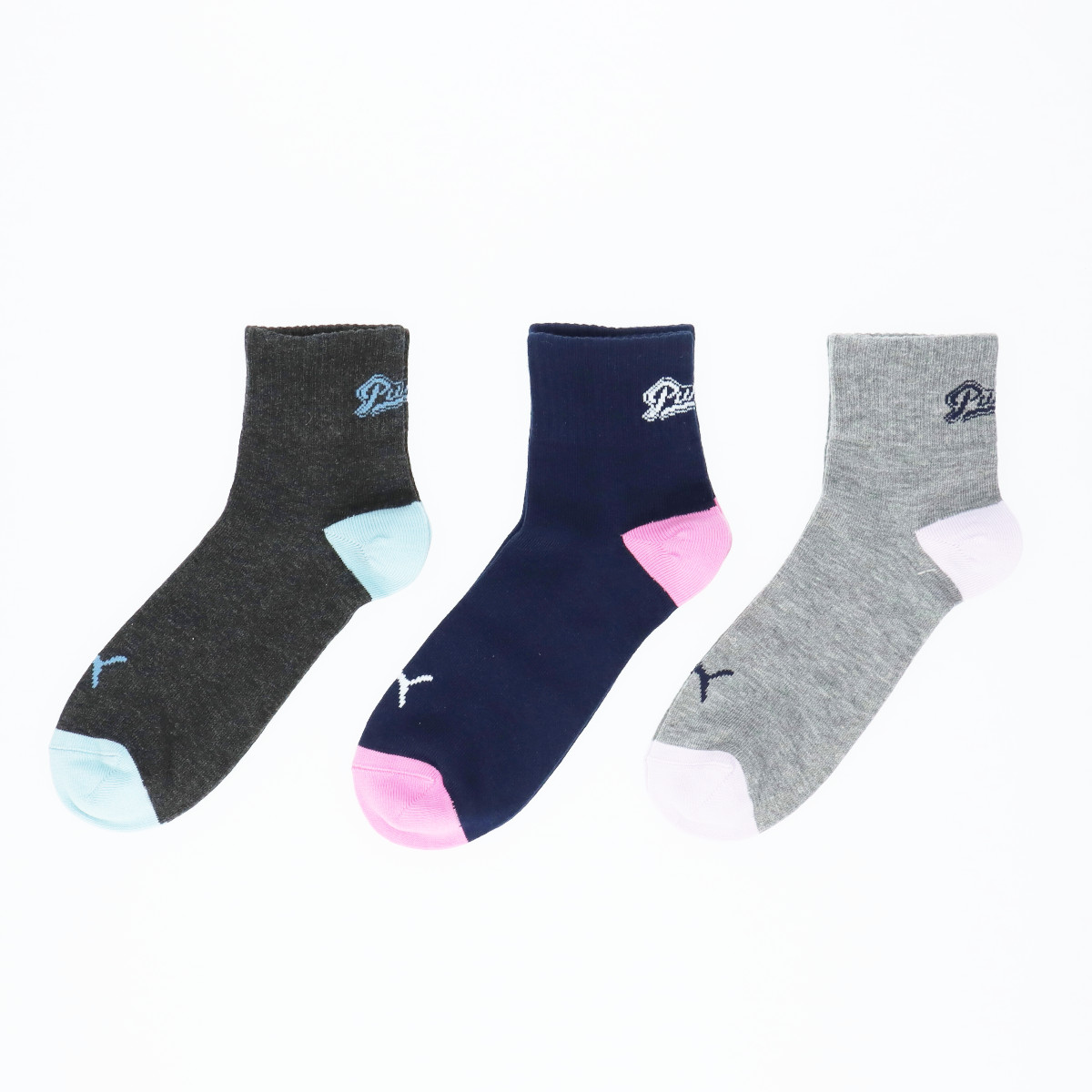 PUMA プーマ ３足組 スニーカー丈ソックス