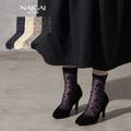 ペインティングシアー クルー丈 レディース ソックス